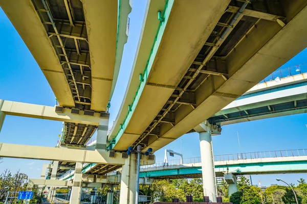 Linhas Elevadas Expressa Localização Tiro Koto Tóquio — Fotografia de Stock