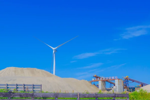 Landscape Wind Power Akita Shooting Location Akita — Stock Photo, Image