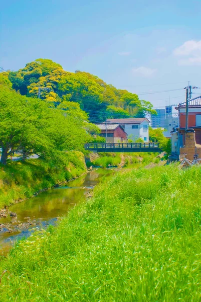 Kitakyushu Τοπίο Και Αστικό Τοπίο Τοποθεσία Λήψης Νομός Φουκουόκα — Φωτογραφία Αρχείου