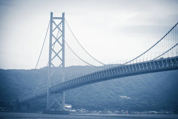Мост Через Пролив Акаси Место Съемки Акаси Префектура Хёго — стоковое фото