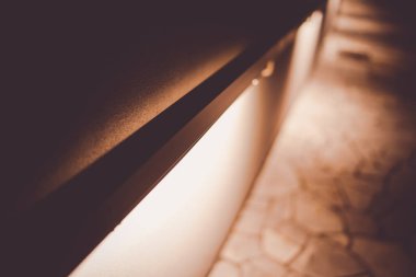 Ilık ışığın görüntüsü. Çekim yeri: Minato -ku, Tokyo