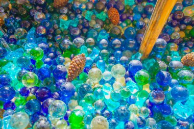 Cam top koleksiyonu. Çekim yeri: Kamakura Şehri, Kanagawa Bölgesi