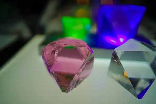Image of pink crystal. Shooting Location: Tokorozawa City, Saitama Prefecture