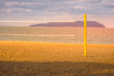 Sabah voleybol ceketi. Çekim Konumu: Fukuoka Bölgesi