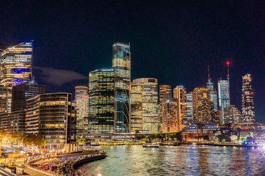 Sydneys gece görüşü. Çekim yeri: Avustralya, Sydney