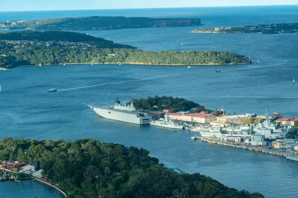 Base Naval Sydney Ubicación Del Disparo Australia Sydney Imagen De Stock