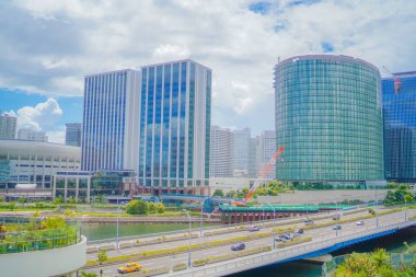 Yokohama iş bölgesi. Çekim yeri: Nishi -ku, Yokohama