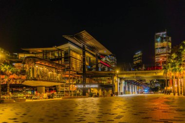 Sydneys gece görüşü. Çekim yeri: Avustralya, Sydney