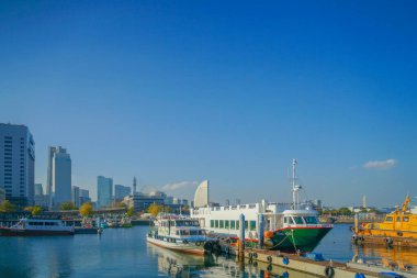Limanın sükuneti. Çekim yeri: Naka -ku, Yokohama -shi