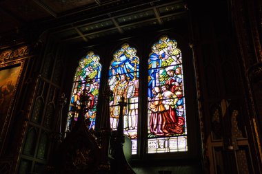 Renkli vitray. Çekim Konumu: Montreal, Kanada