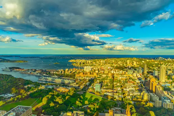 Sydney urban area and port. Shooting Location: Australia, Sydney