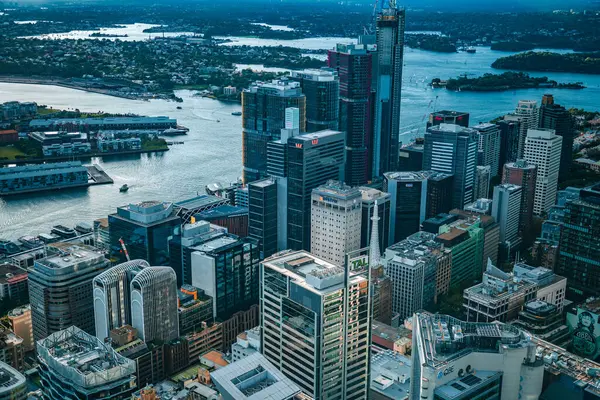 Sydney Waterfront 'un resmi. Çekim yeri: Avustralya, Sydney