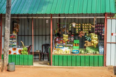 Küçük bir dükkan. Çekim Konumu: Sri Lanka, Colombo