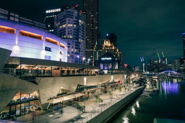 Rıhtım manzaralı (Melbourne). Çekim Konumu: Melbourne