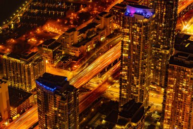 şehir trafik arteri. Çekim Konumu: Toronto