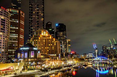 Melbourne gece görüşünün büyüsü. Çekim Konumu: Melbourne