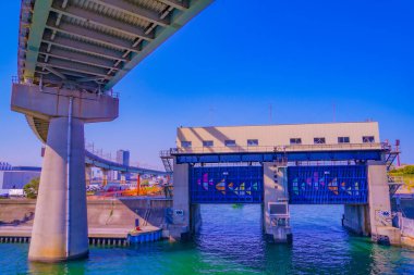 Şehir kapağı (Koto Ward). Çekim Konumu: Koto Ward, Tokyo