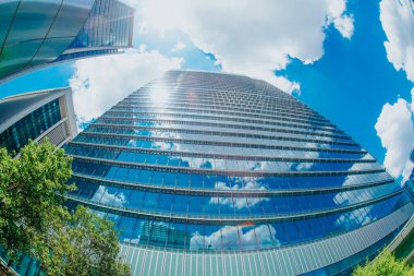 Gökdelenlerin manzarası. Çekim Konumu: Chiyoda Koğuşu, Tokyo