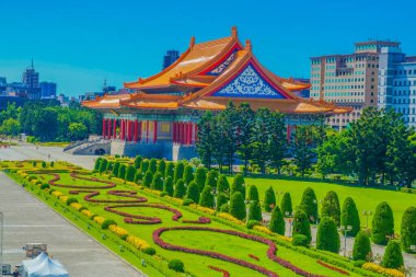 Chiang Kai-shek Anıt Salonu Meydanı. Atış yeri: Tayvan, Taipei