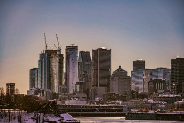 Montreal gökdelenleri (Kanada). Çekim yeri: Montreal, Kanada