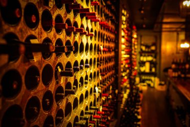 Şarap mahzeni görüntüsü. Çekim Konumu: Toronto
