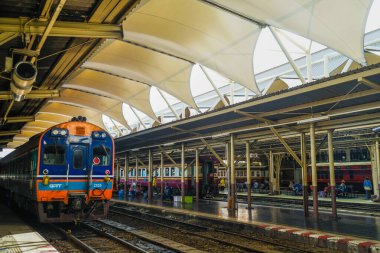 Bangkok 'taki sessiz istasyon. Çekim yeri: Tayland, Bangkok