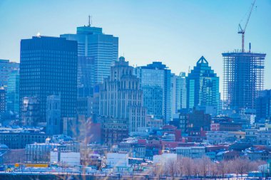 Montreal gökdelenleri. Çekim yeri: Montreal, Kanada