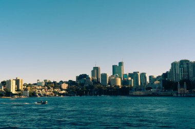 Sydney 'in günbatımı manzarası. Çekim yeri: Sydney, Avustralya