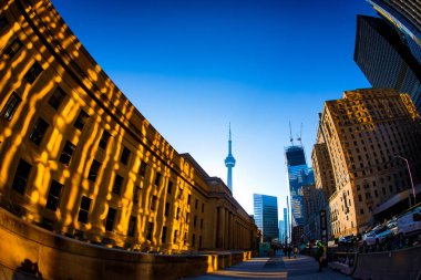 CN Tower and Union Station. Shooting Location: Toronto clipart