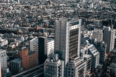 Yoğun kentsel yerleşim alanı. Çekim yeri: Setagaya Ward, Tokyo