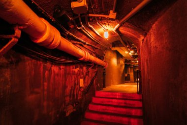 Yeraltı tesisat tüneli. Çekim Konumu: Toronto