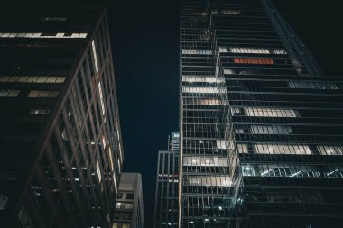 Geceleri iş bölgesinde. Çekim Konumu: Toronto