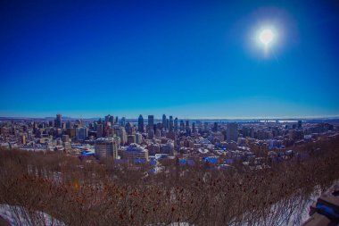 Montreal 'de kışın. Çekim yeri: Montreal, Kanada