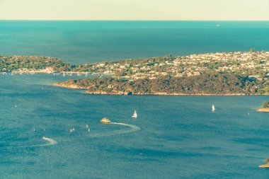 Sydney Harbor 'ı sakinleştir. Çekim yeri: Sydney, Avustralya