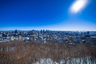 Montreal 'de kışın. Çekim yeri: Montreal, Kanada