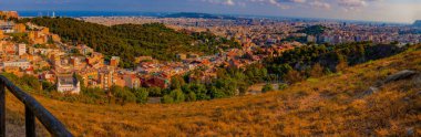 Barselona şehir manzarası (İspanya). Çekim Konumu: İspanya, Barselona