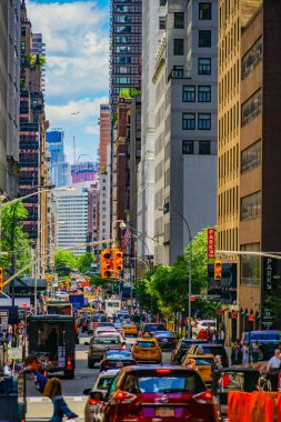 New York şehir manzarası. Çekim yeri: New York, Manhattan