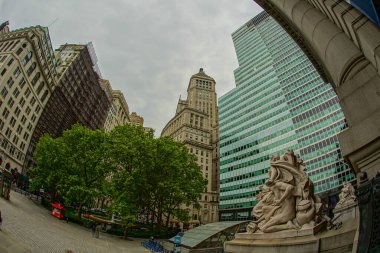 New York parkları ve heykelleri. Çekim yeri: New York, Manhattan