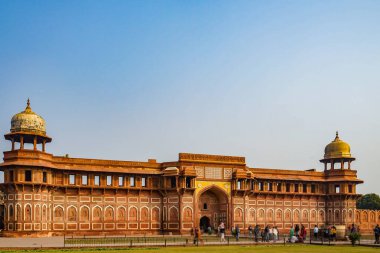 main gate of agra fort. Shooting Location: India clipart