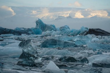 Jokulsarlon Buzul Gölü. Çekim yeri: İzlanda, Reykjavik