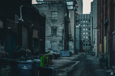 Toronto 'nun arka sokaklarında. Çekim Konumu: Toronto