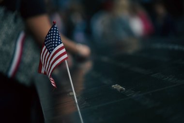 Şelale ve şehir anıtı. Çekim yeri: New York, Manhattan