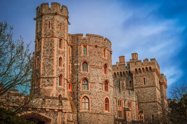 Windsor kalesinin güzel kulesi. Çekim Konumu: İngiltere, Londra