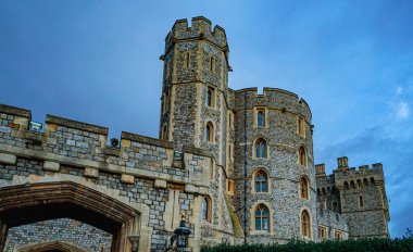 Windsor kalesinin güzel kulesi. Çekim Konumu: İngiltere, Londra