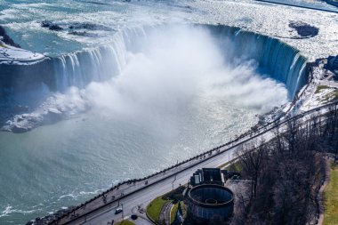 Şelale manzarası ve turistik yerler. Çekim Konumu: Toronto