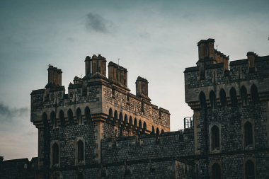 Windsor Kalesi Kulesi. Çekim Konumu: İngiltere, Londra