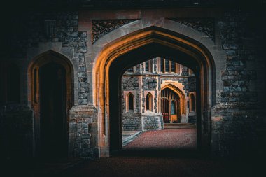 Windsor Kalesi Kulesi. Çekim Konumu: İngiltere, Londra