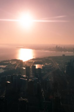 Toronto 'da gün batımında. Çekim Konumu: Toronto