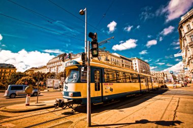 Viyana 'da bir tramvay görüntüsü