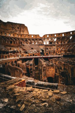 Kolezyumun içindeki yapı